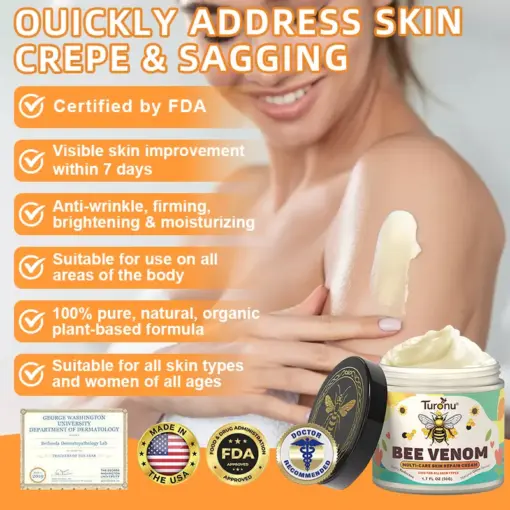 𝐓𝐮𝐫𝐨𝐧𝐮® 𝐁𝐞𝐞 𝐕𝐞𝐧𝐨𝐦 𝐌𝐮𝐥𝐭𝐢-𝐂𝐚𝐫𝐞 𝐒𝐤𝐢𝐧 𝐑𝐞𝐩𝐚𝐢𝐫 𝐂𝐫𝐞𝐚𝐦