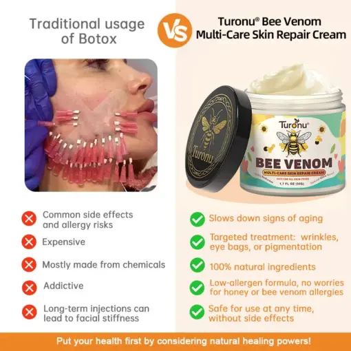𝐓𝐮𝐫𝐨𝐧𝐮® 𝐁𝐞𝐞 𝐕𝐞𝐧𝐨𝐦 𝐌𝐮𝐥𝐭𝐢-𝐂𝐚𝐫𝐞 𝐒𝐤𝐢𝐧 𝐑𝐞𝐩𝐚𝐢𝐫 𝐂𝐫𝐞𝐚𝐦