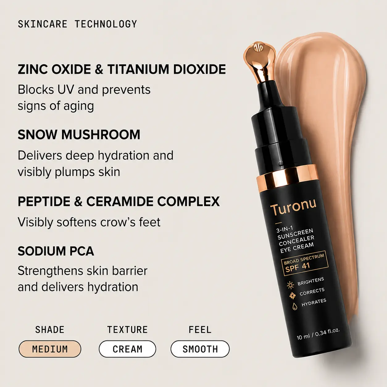 Turonu Brightening Eye Corrector